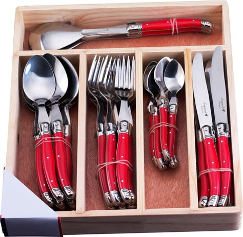 laguiole stainless steel boxed flatware|Amazon.com: Laguiole Flatware.